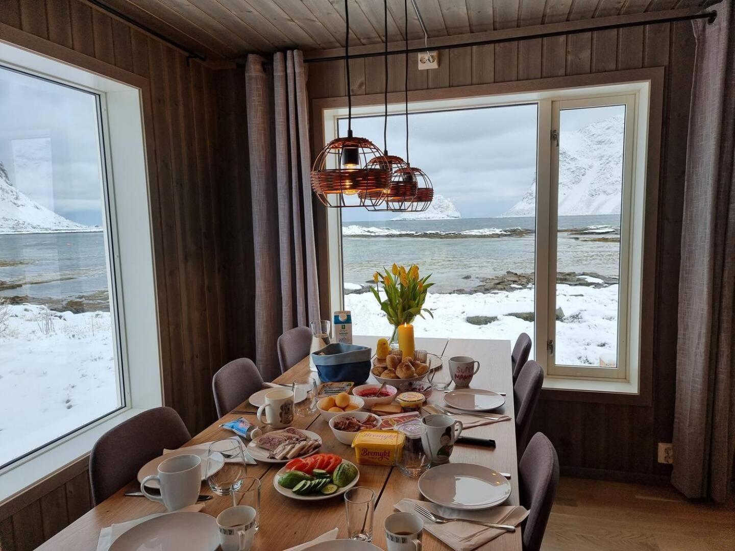 Magic Views And Walking Distance To Best Beaches Leknes Esterno foto